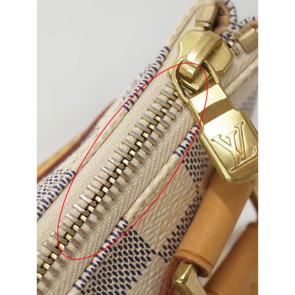Louis Vuitton Damier Azur Pochette Bosphore Shoulder Bag White - Picture 9 of 9